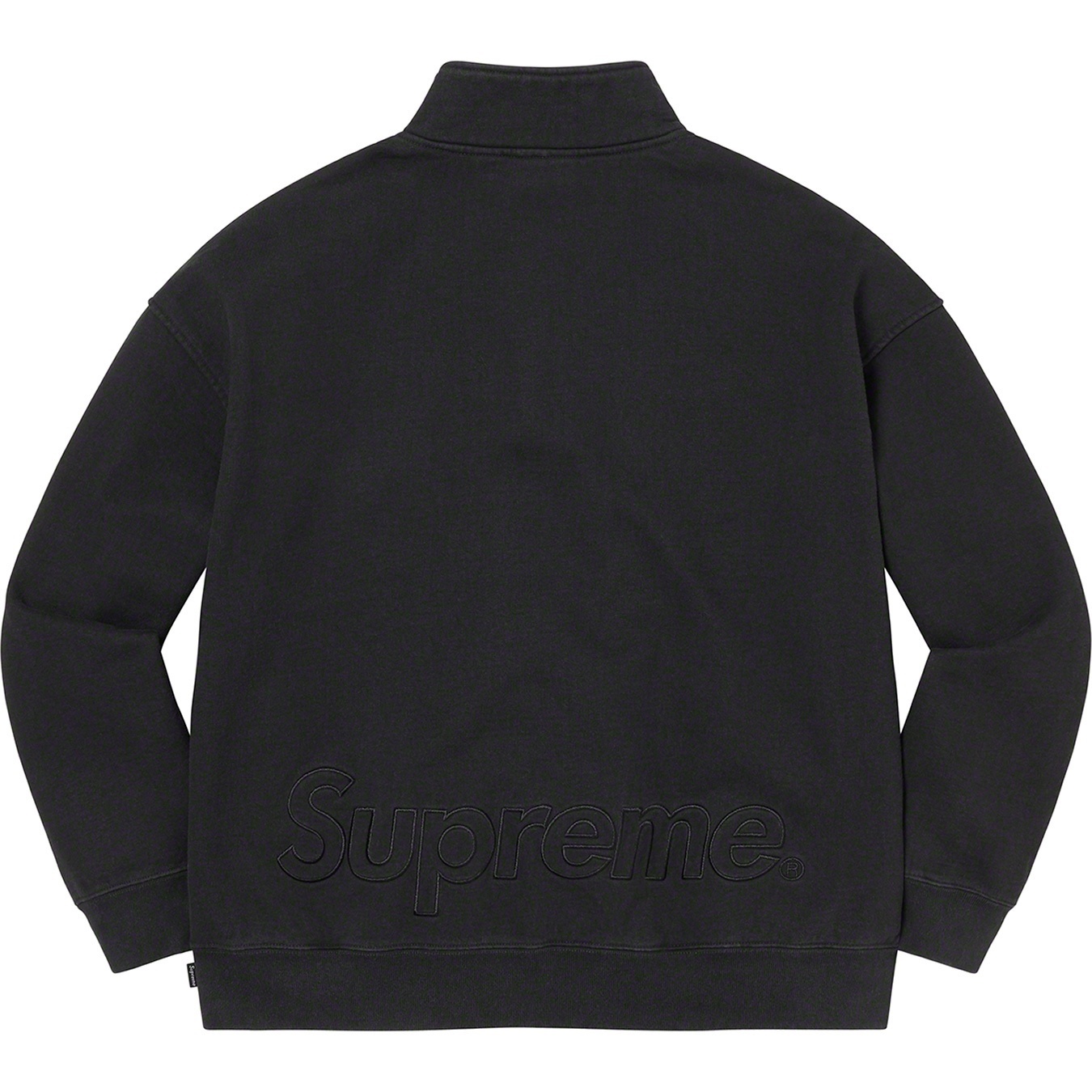 Washed Half Zip Pullover view 9